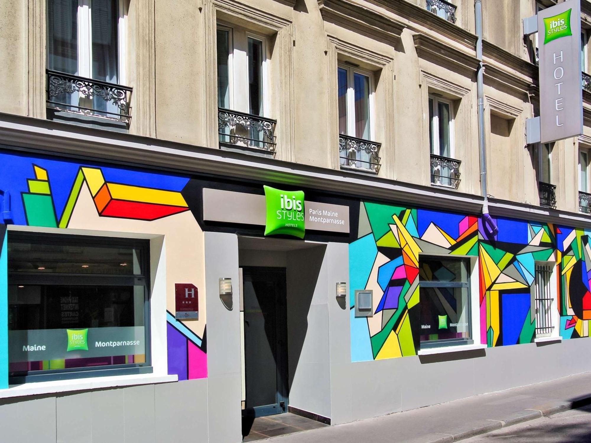 Hotel Ibis Styles Paris Maine Montparnasse Exterior foto